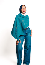 RIWAQ | Green Zellij Scarf