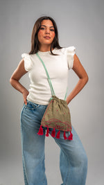 Drift Cross Bag-Dusty Mint shade
