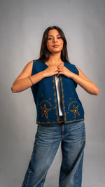 Stargazer Vest-Navy Dark Blue