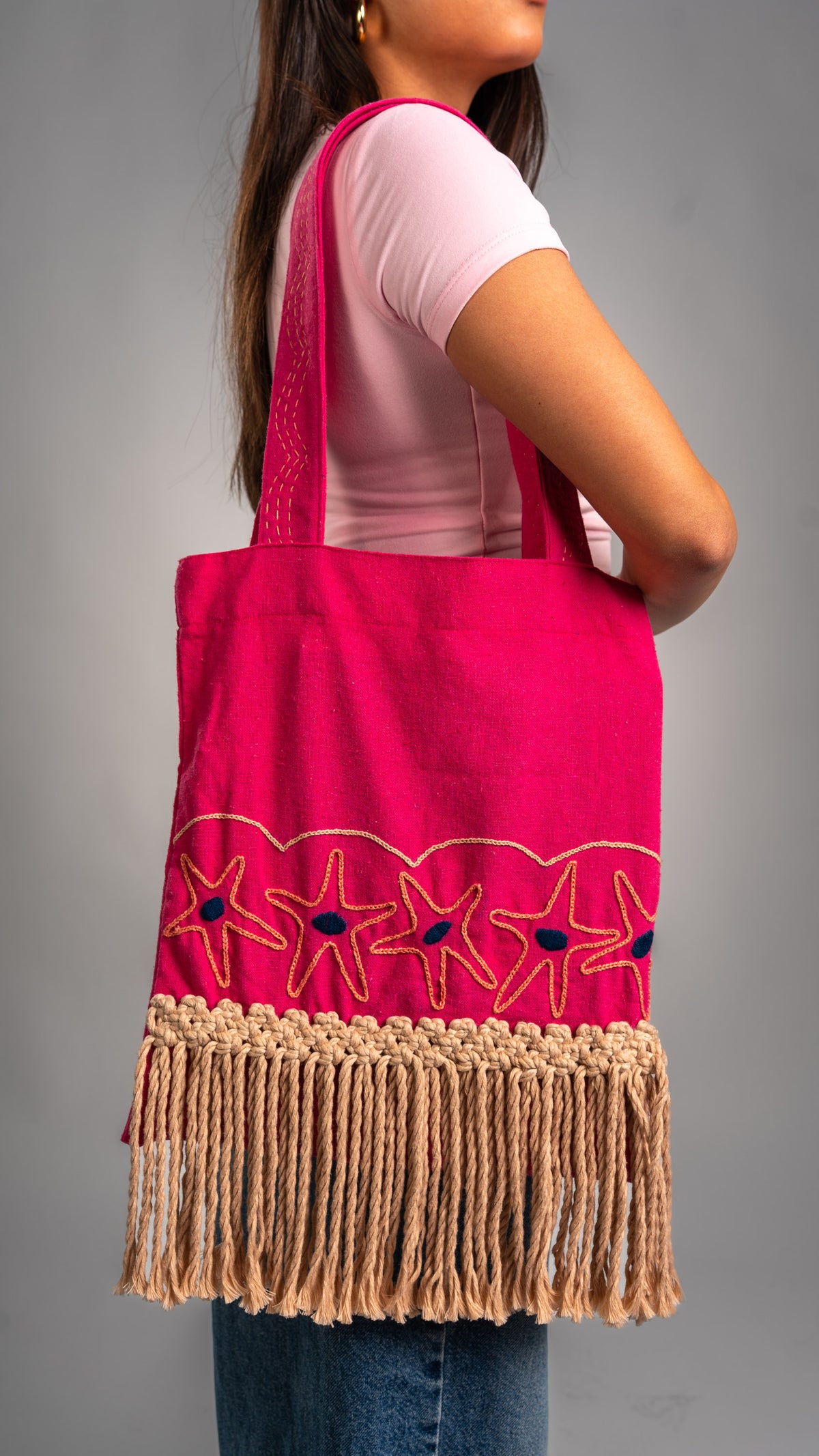 Sundance Tote-Fuchsia
