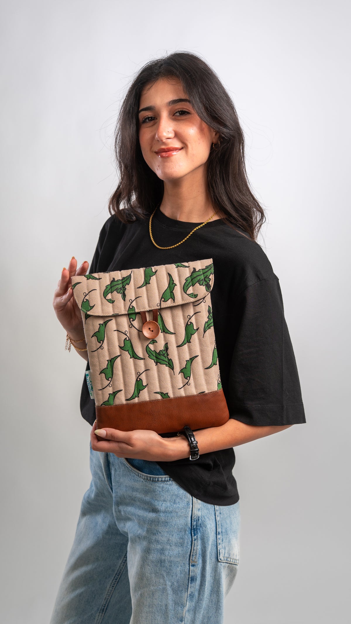 Off-White Palmate iPad Sleeve
