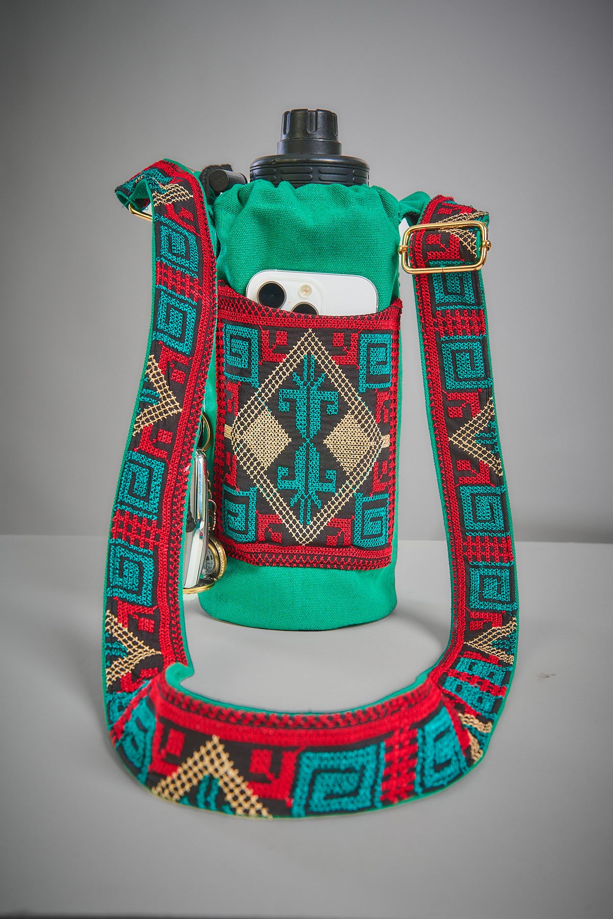 Teal Bottle Holder