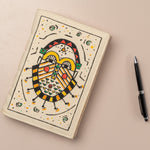 Handpainted Notebook "Dan African Mask"
