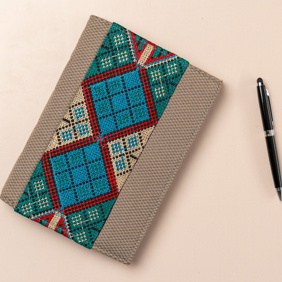 Graphite Grove Linen Notebook