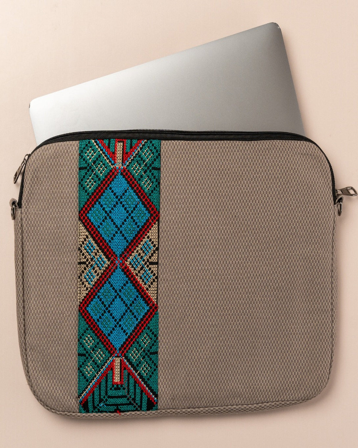 Ashen Linen Laptop Sleeve