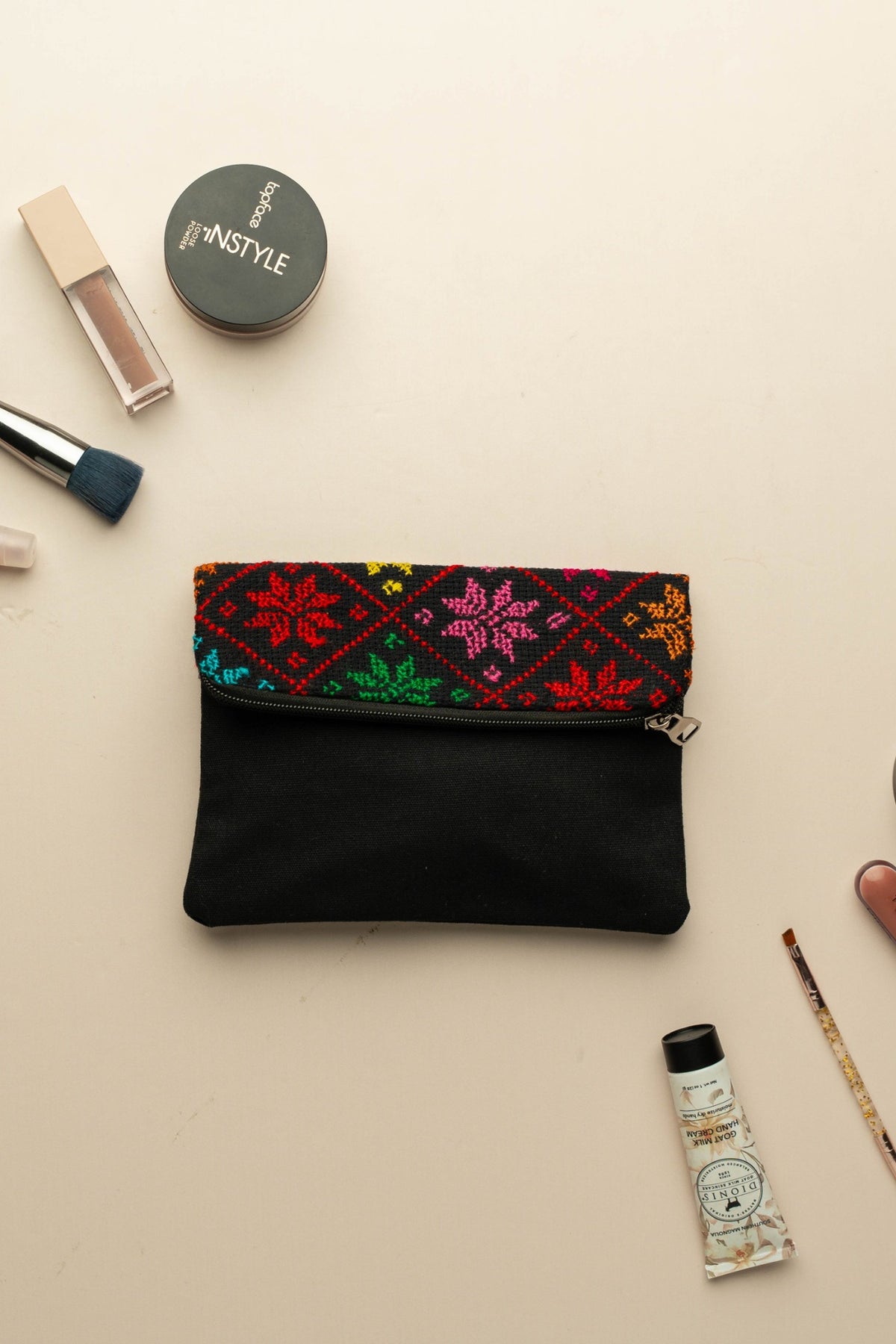 Cactus Flower Pouch