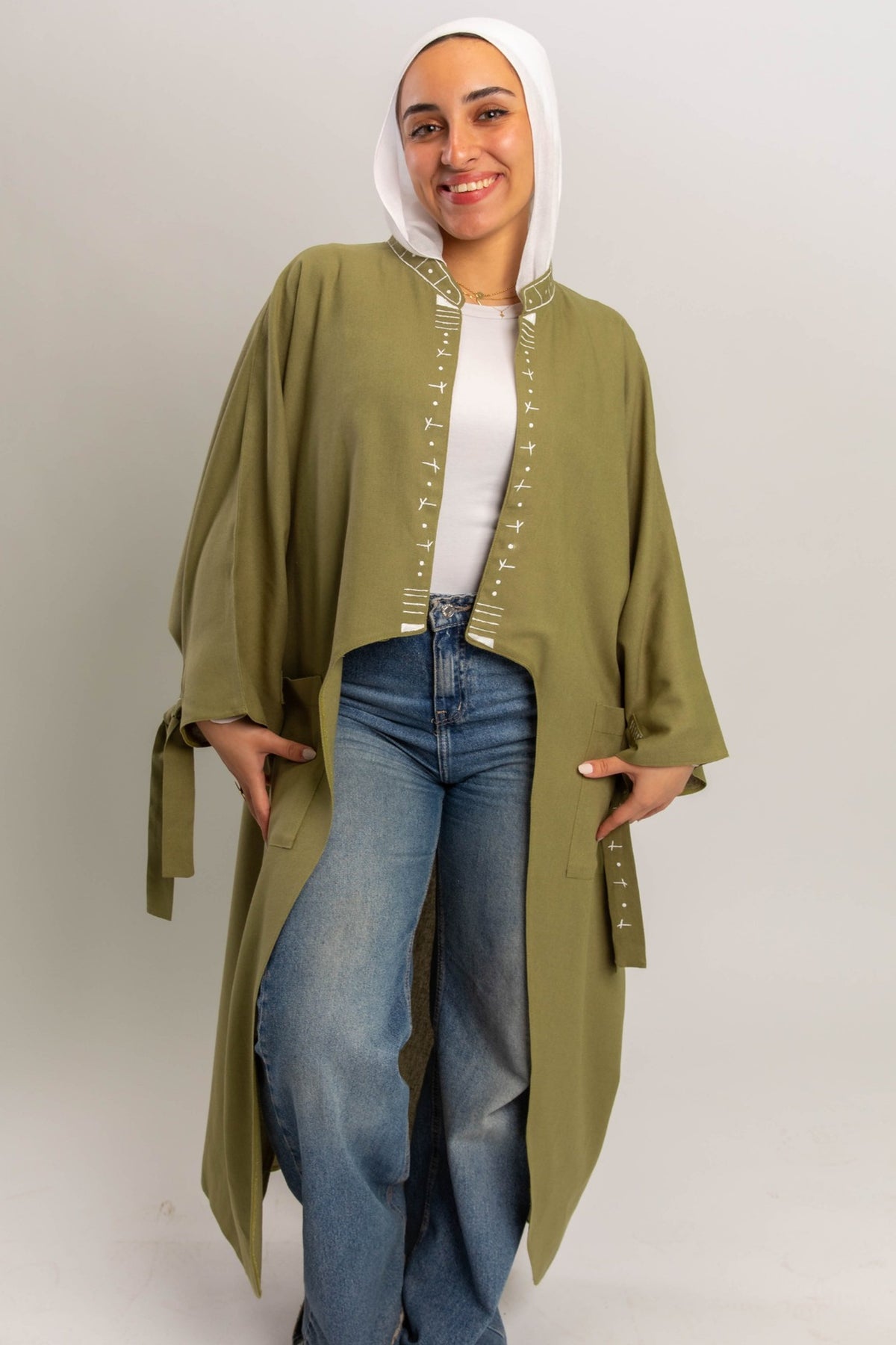 Olive Oasis Kimono