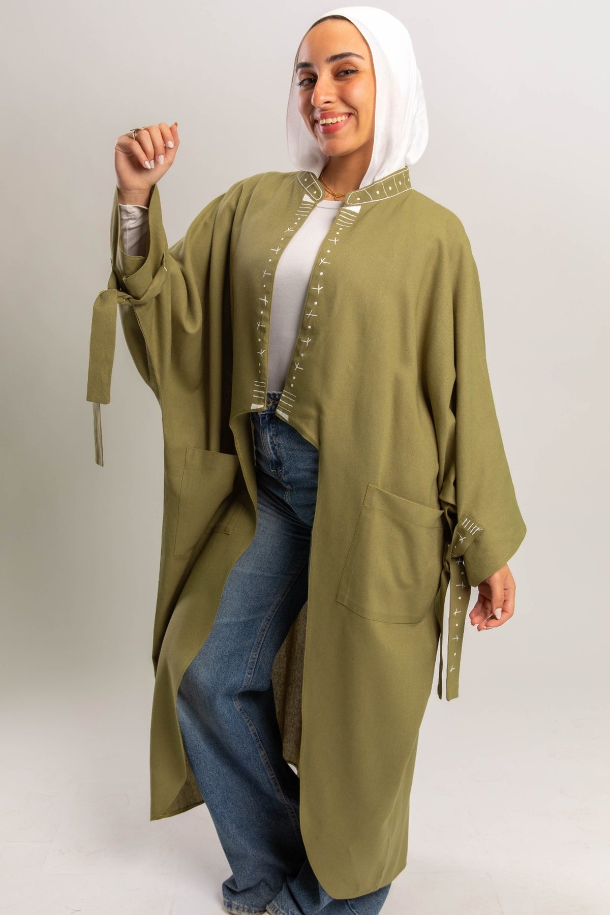 Olive Oasis Kimono