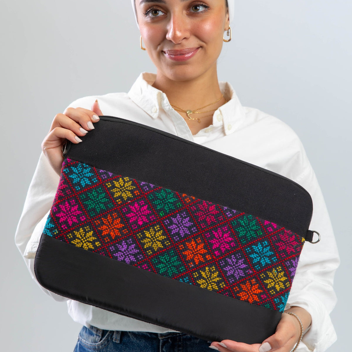 Noir Bloom Laptop Sleeve