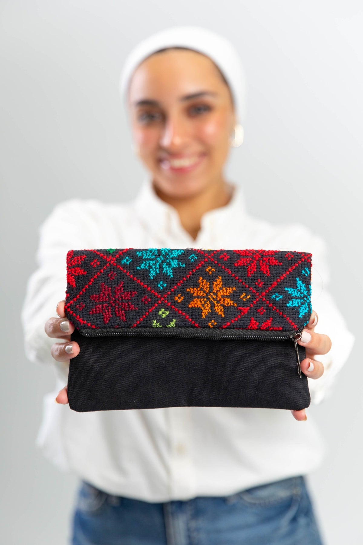 Cactus Flower Pouch