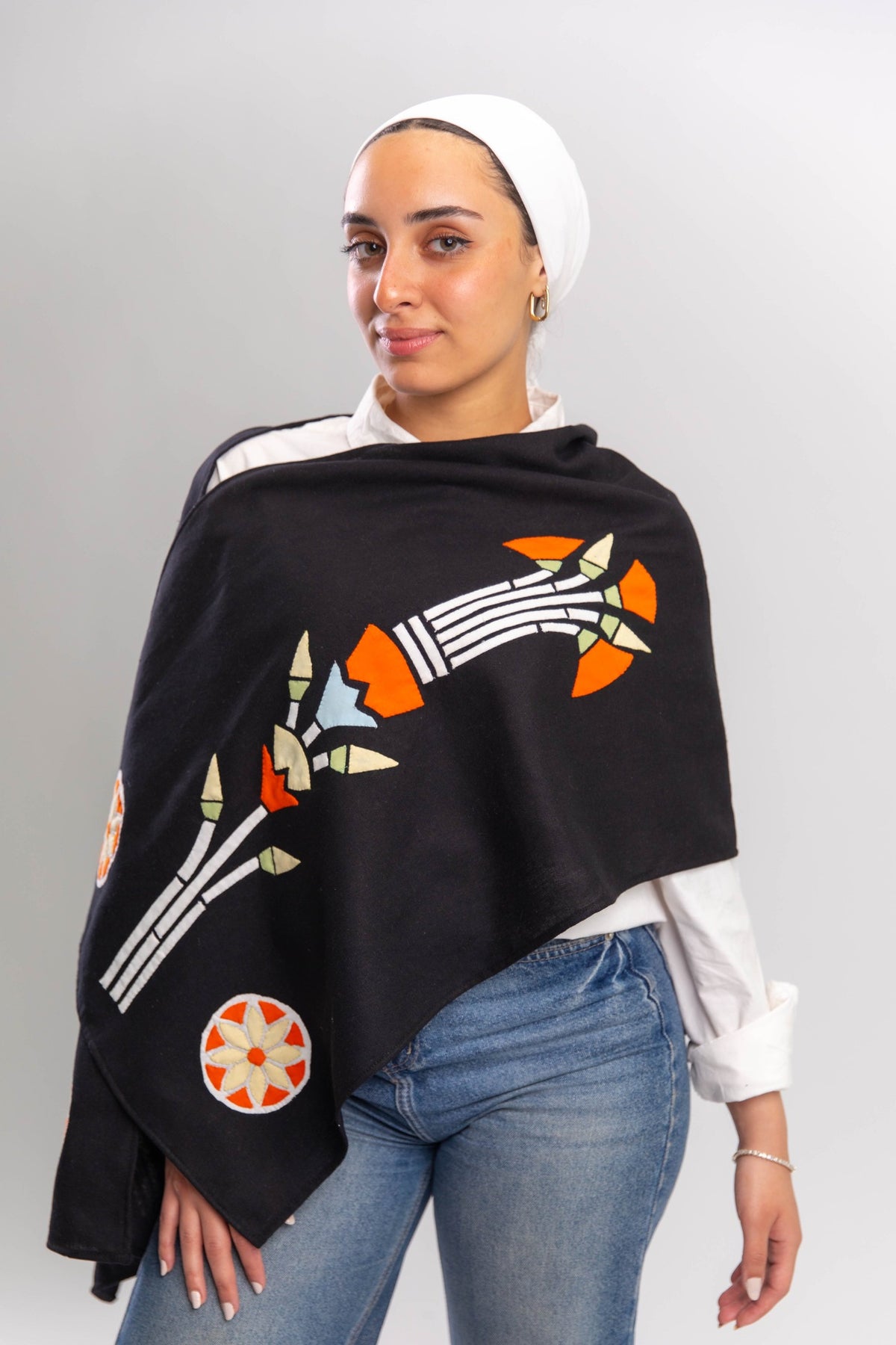Papyrus & Lotus Shawl