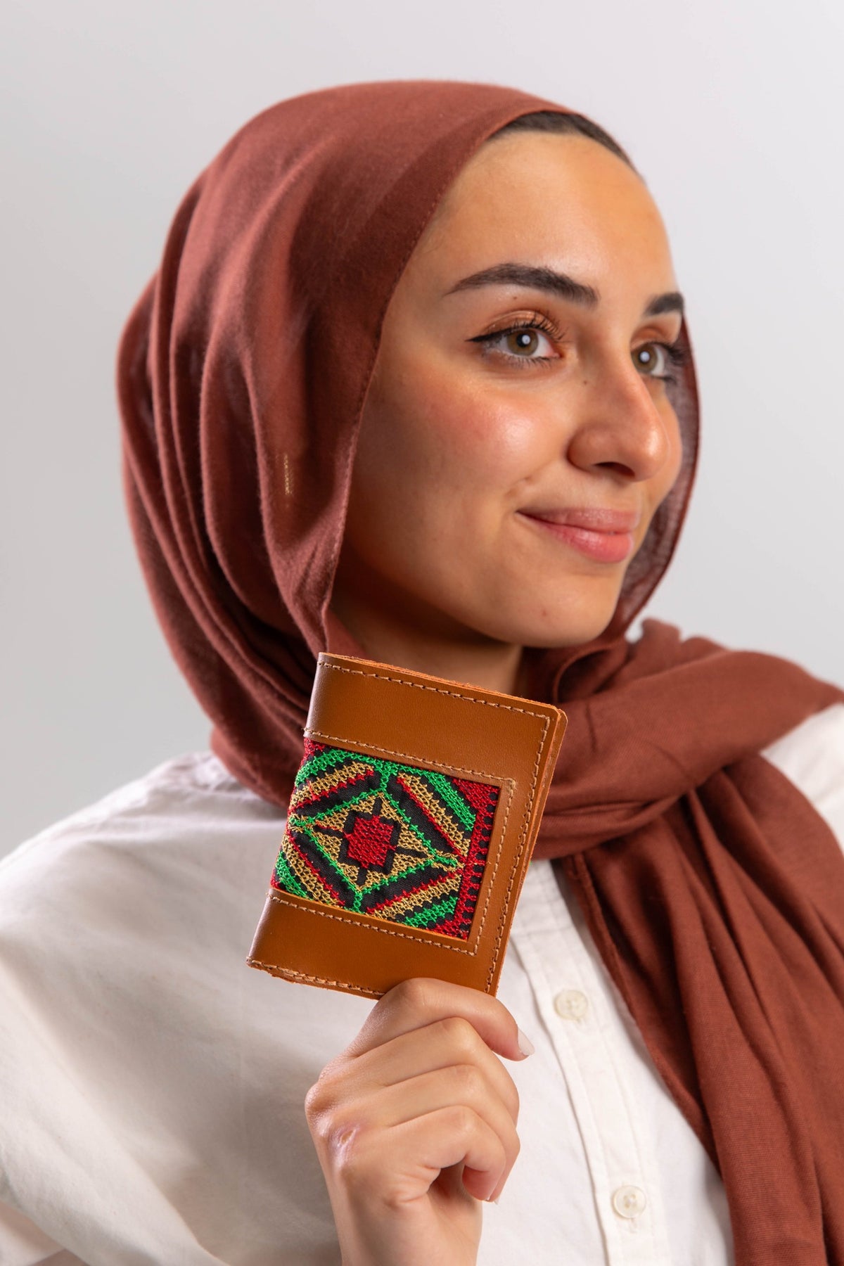 Sand Dune Genuine Leather Card Holder