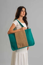 Teal Mirage – Beach Bag