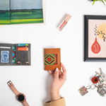Sand Dune Genuine Leather Card Holder