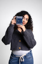 Indigo Genuine Leather Card Holder