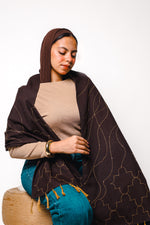 RIWAQ | Brown Qaws Scarf