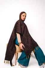 RIWAQ | Brown Qaws Scarf