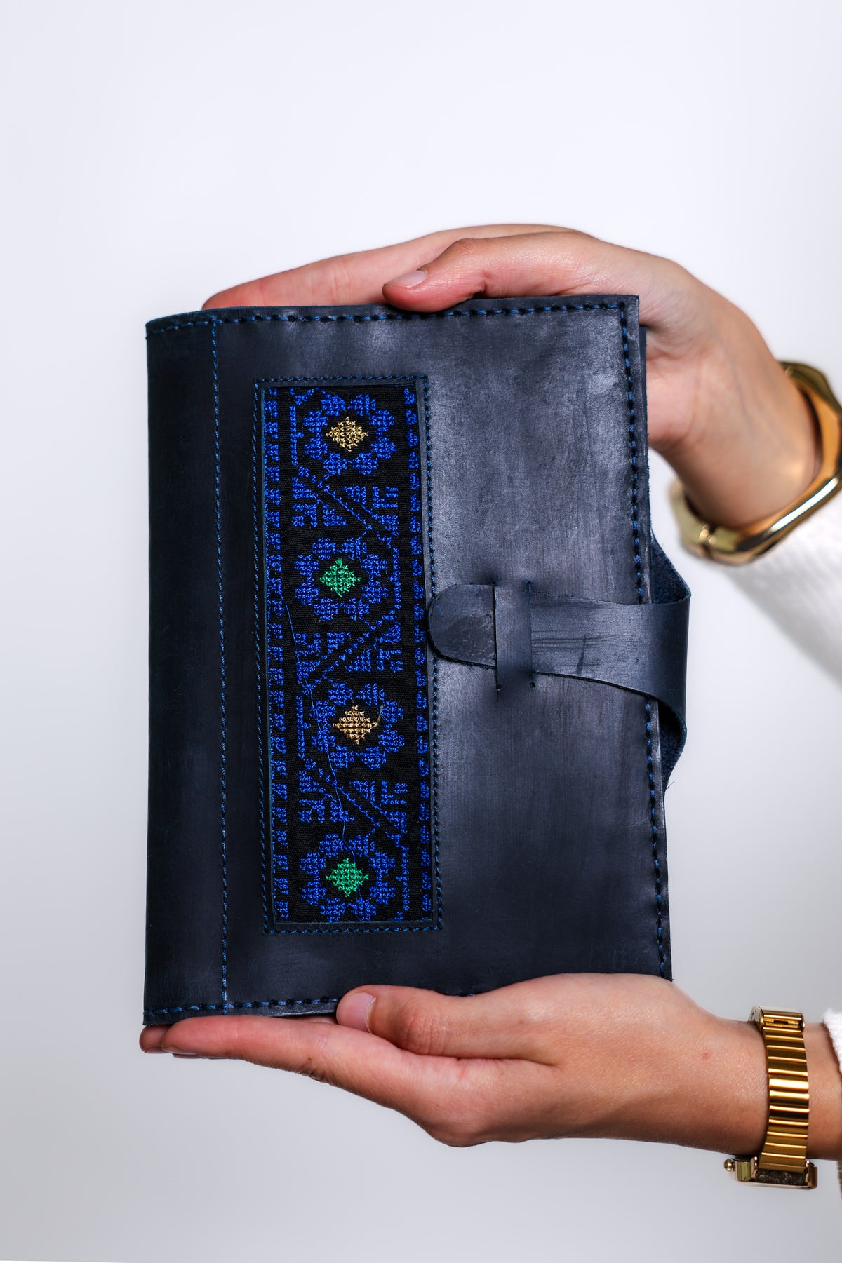 Indigo Genuine Leather Notebook