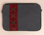 Charcoal Linen Laptop Sleeve