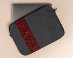 Charcoal Linen Laptop Sleeve