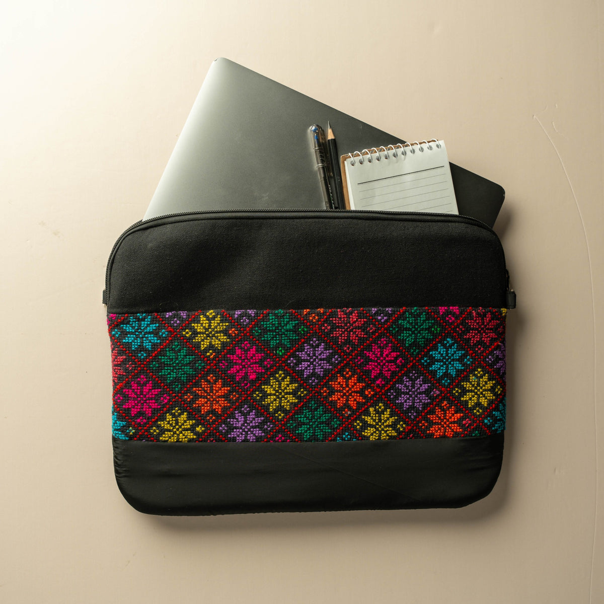 Noir Bloom Laptop Sleeve