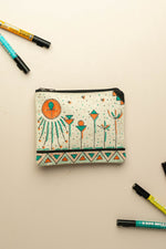 Handpainted Pouch "Ankh"