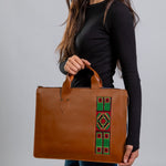Genuine Leather Laptop Bag-Sands of Time
