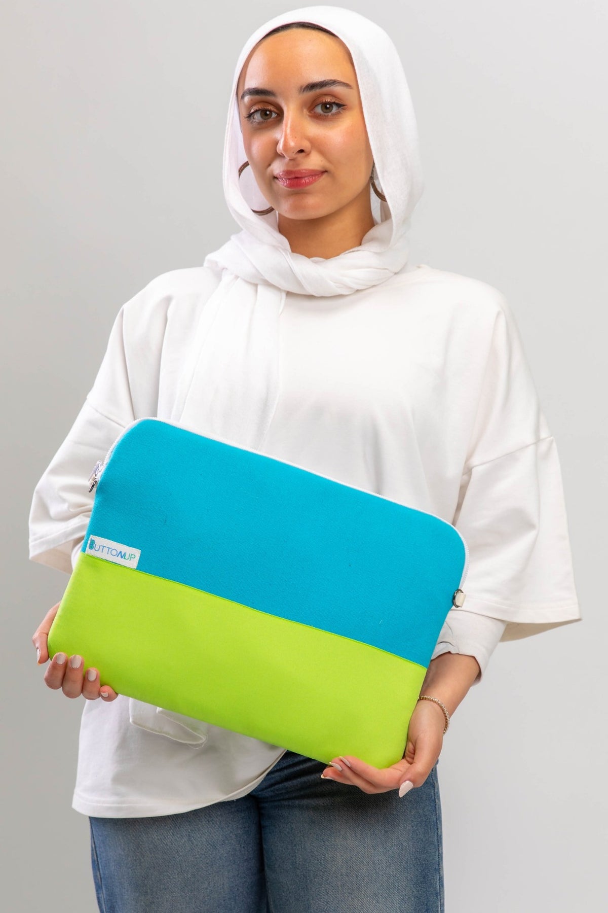 Mint Wave Laptop Sleeve