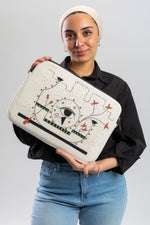 Handpainted Laptop Sleeve "Lotus of Thebes"
