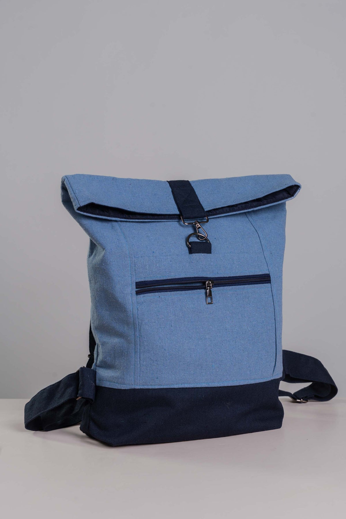 Blue Roll-Top