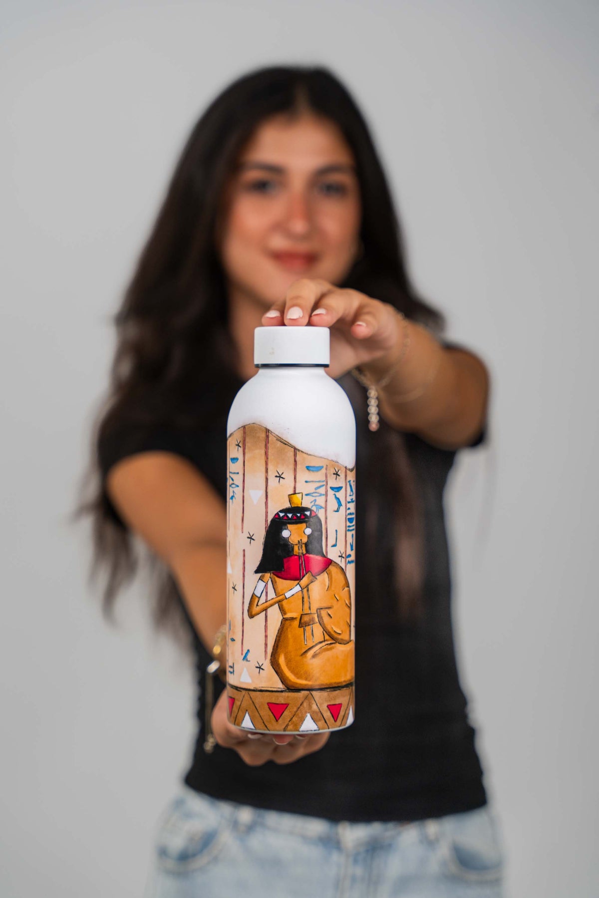 Lute Player Flask