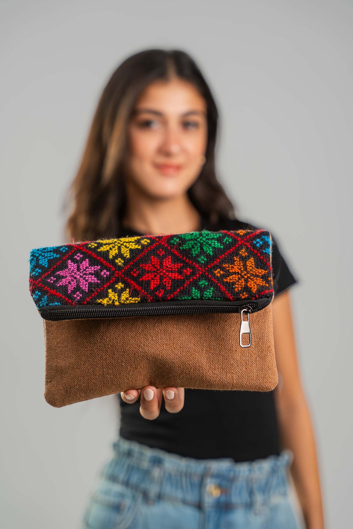 Starlit Blossom Pouch