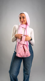 Zomorrod Wrist Bag-Rose