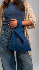 Zomorrod Wrist Bag-Blue