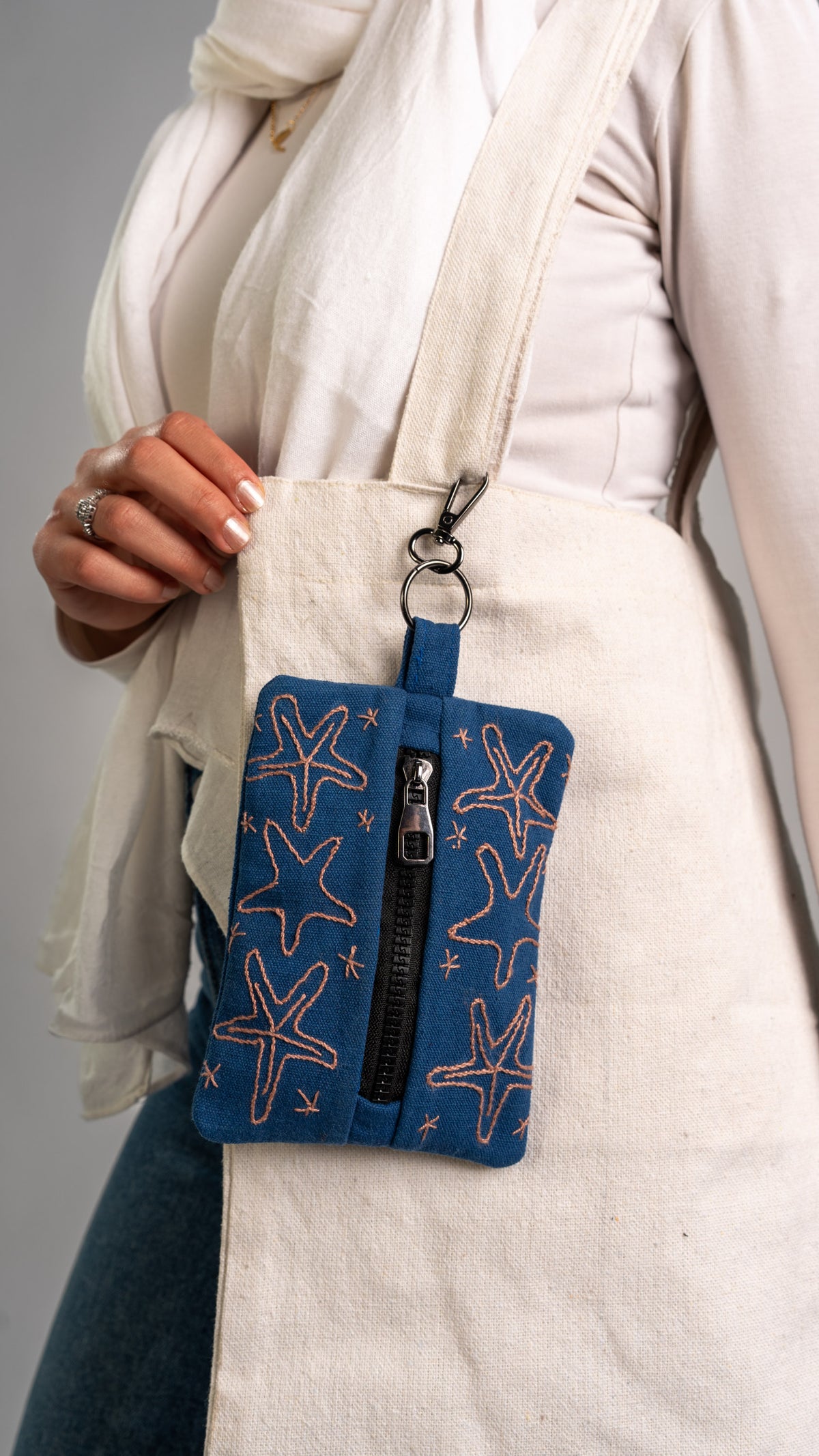 Star Keeper Clutch-Blue