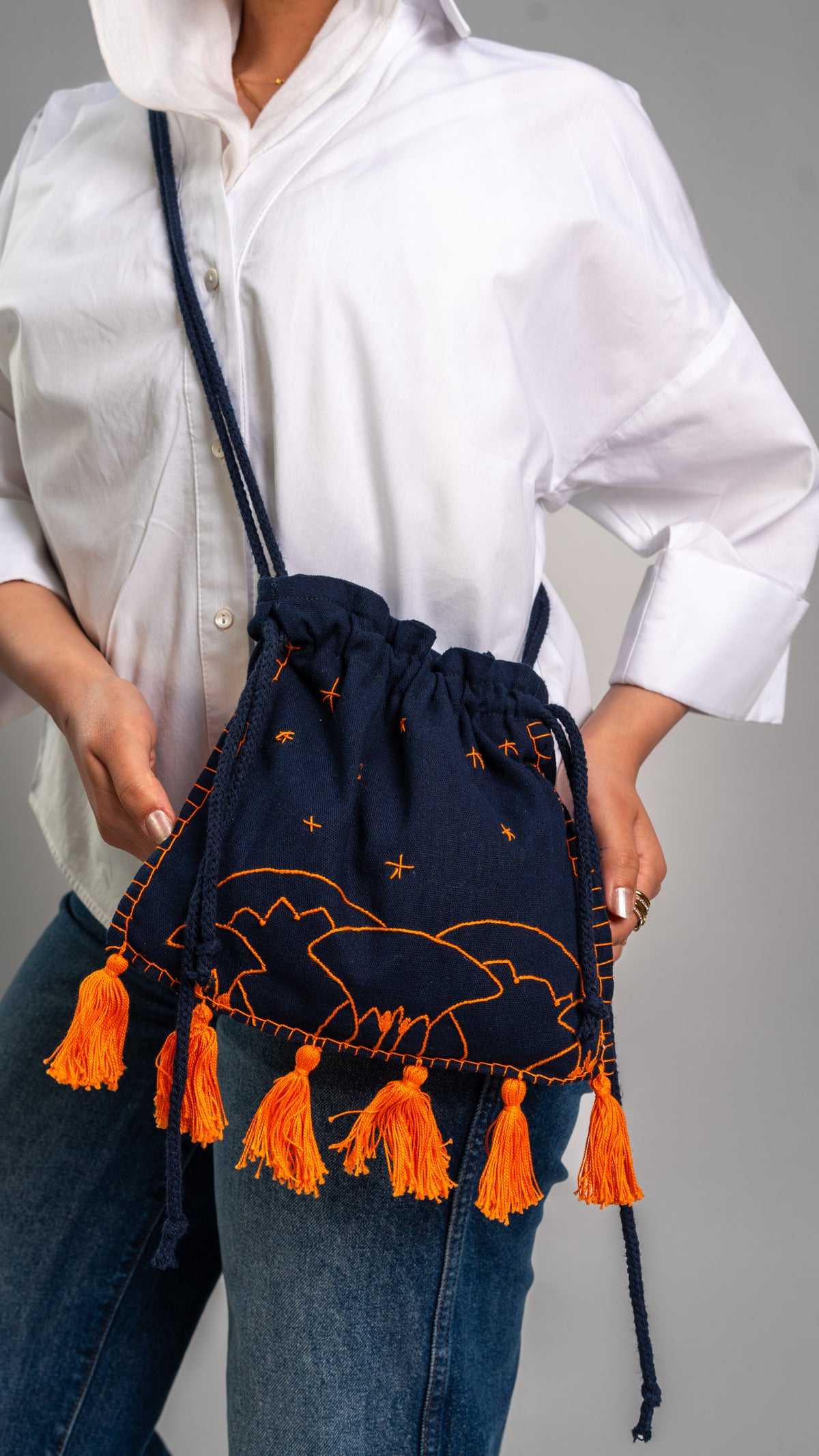 Drift Cross Bag-Navy Blue shade
