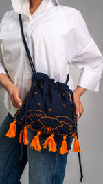 Drift Cross Bag-Navy Blue shade