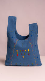 Zomorrod Wrist Bag-Blue