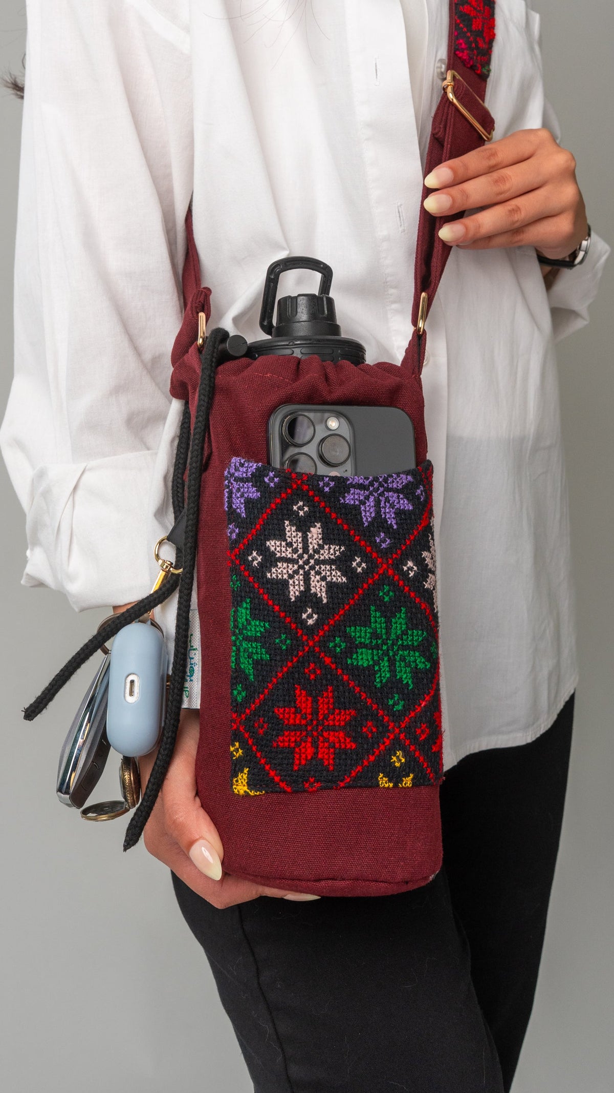 BurgundyCool Keeper – Bottle Holder