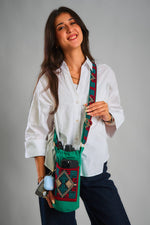 Teal Bottle Holder