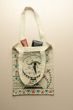 Handpainted Tote "Eye of Horus"