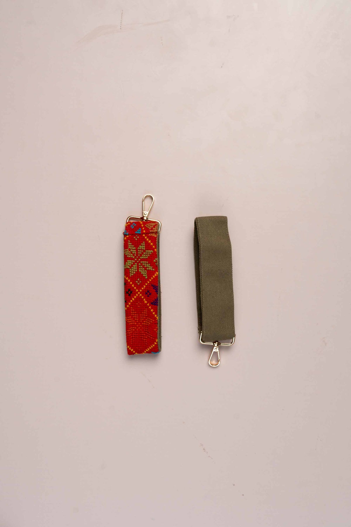 Olive Flame Clutch