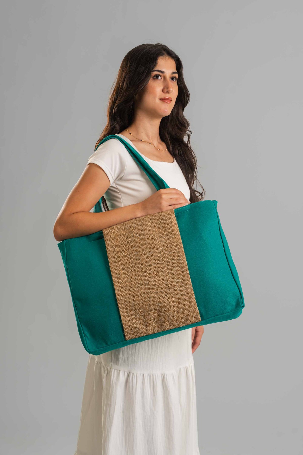 Teal Mirage – Beach Bag