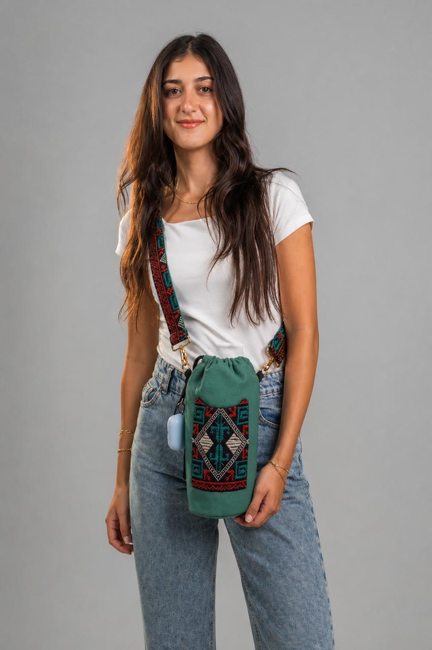 Teal Bottle Holder