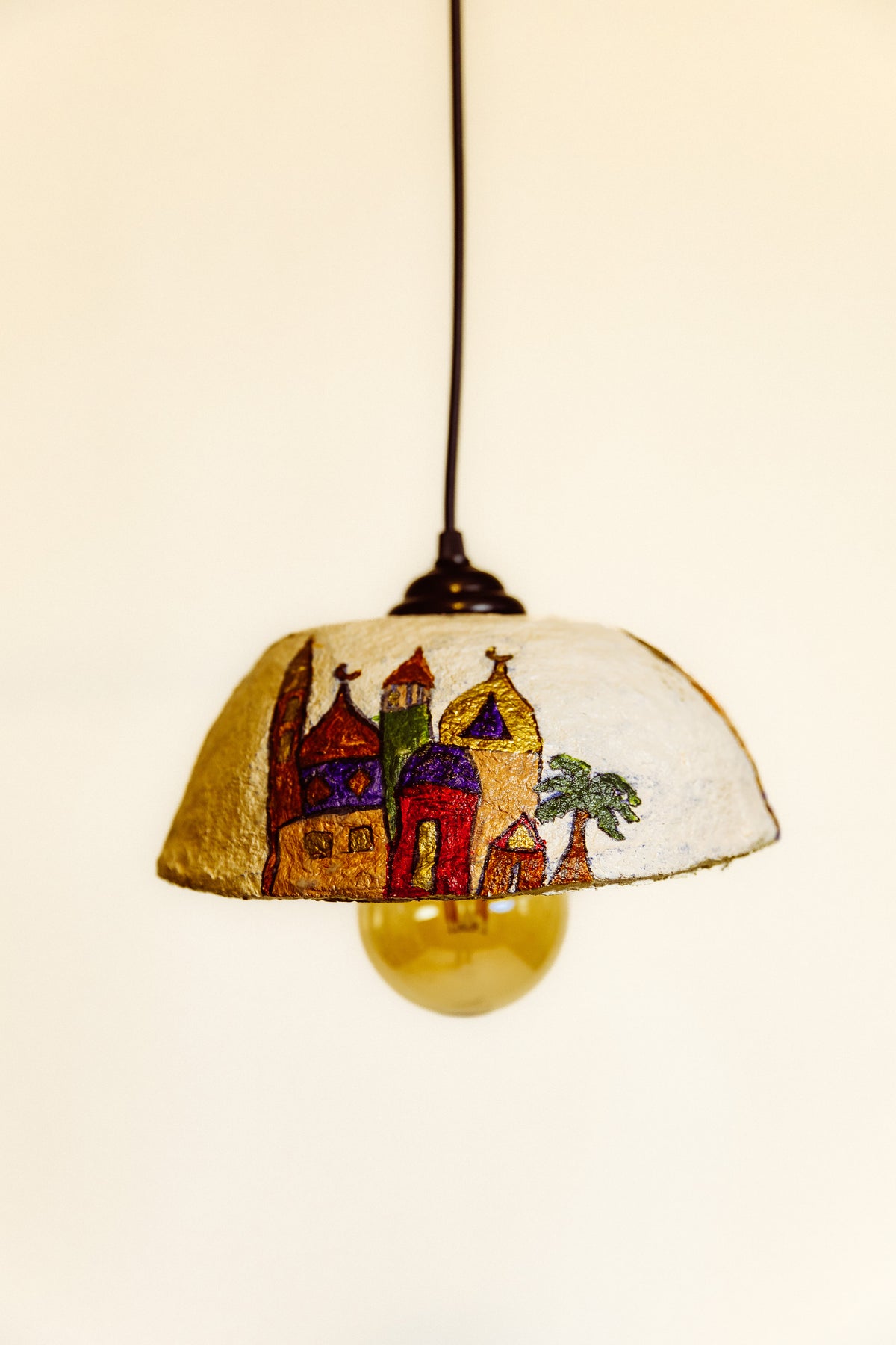 Handcrafted Recycled Chandelier - Mashrabeya