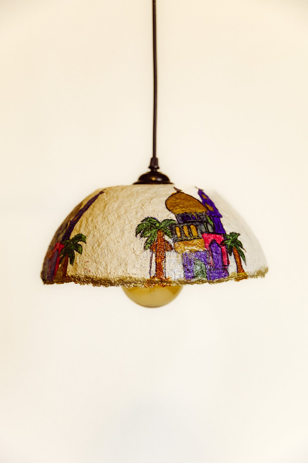Handcrafted Recycled Chandelier - Mashrabeya