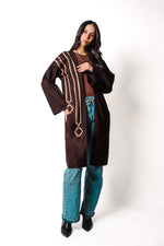 RIWAQ | Brown A’mida Kimono