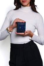 Indigo Genuine Leather Card Holder