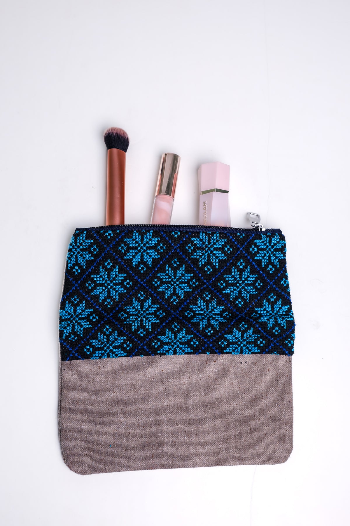 Azure Blossom Pouch