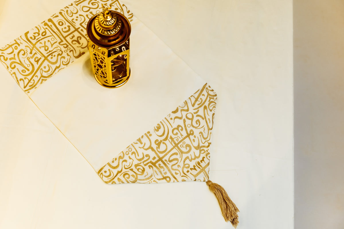 Calligraphy Table Runner